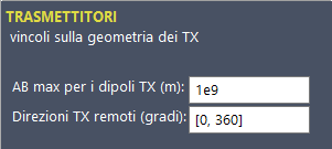 Preferenze Trasmettitori.