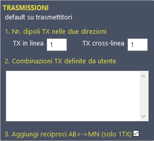 Preferenze Trasmissioni.